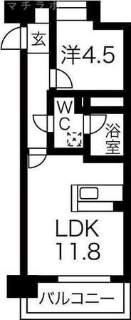 東別院駅 徒歩2分 11階の物件間取画像